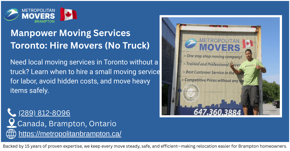 Manpower Moving Services Toronto