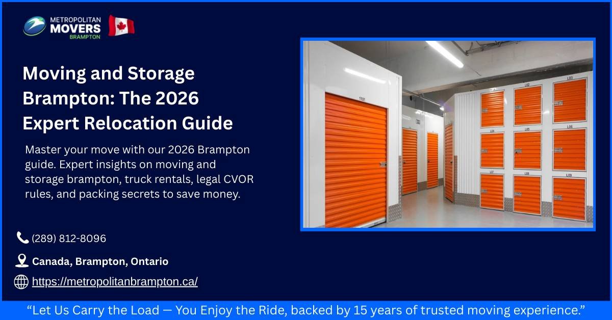 Moving and Storage Brampton The 2026 Expert Relocation Guide