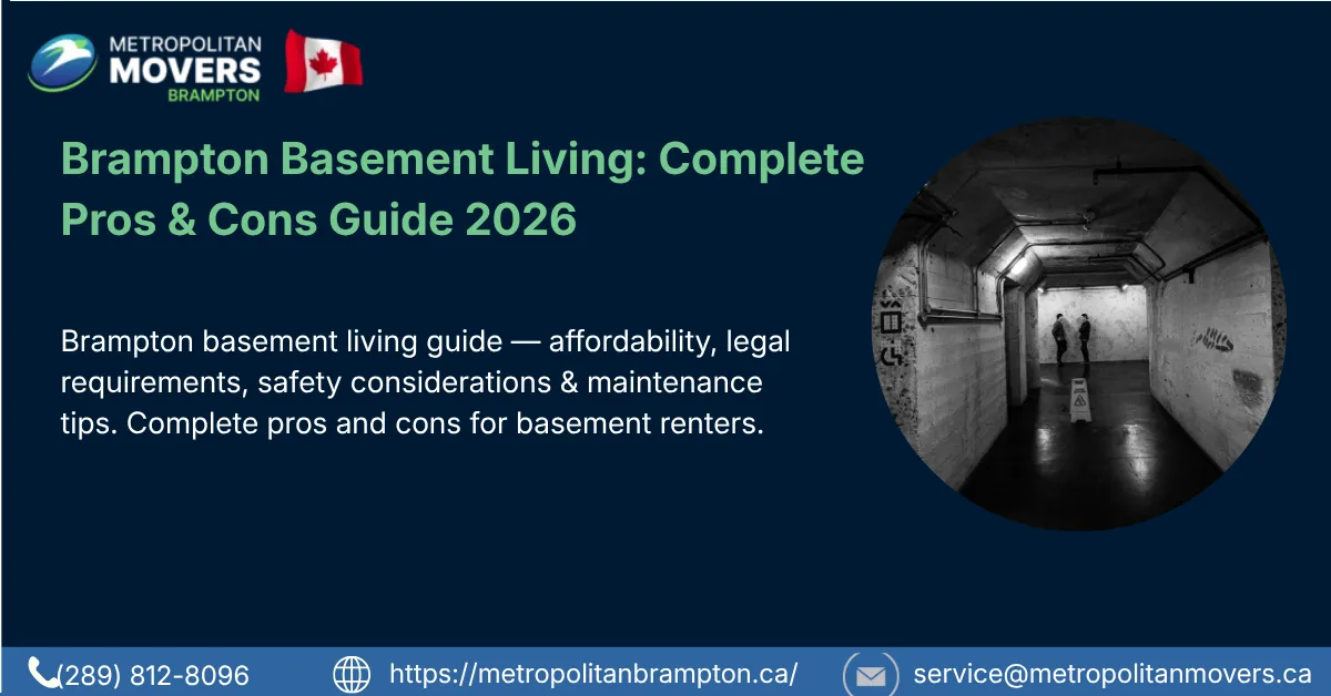 Brampton Basement Living: Complete Pros and Cons Analysis for Renters and Homeowners